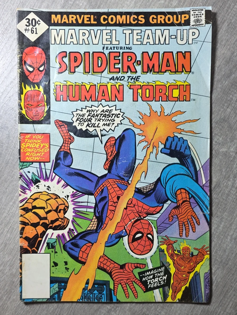 Marvel Spider-Man & Human Torch Comic Wall Art - Multicolor
